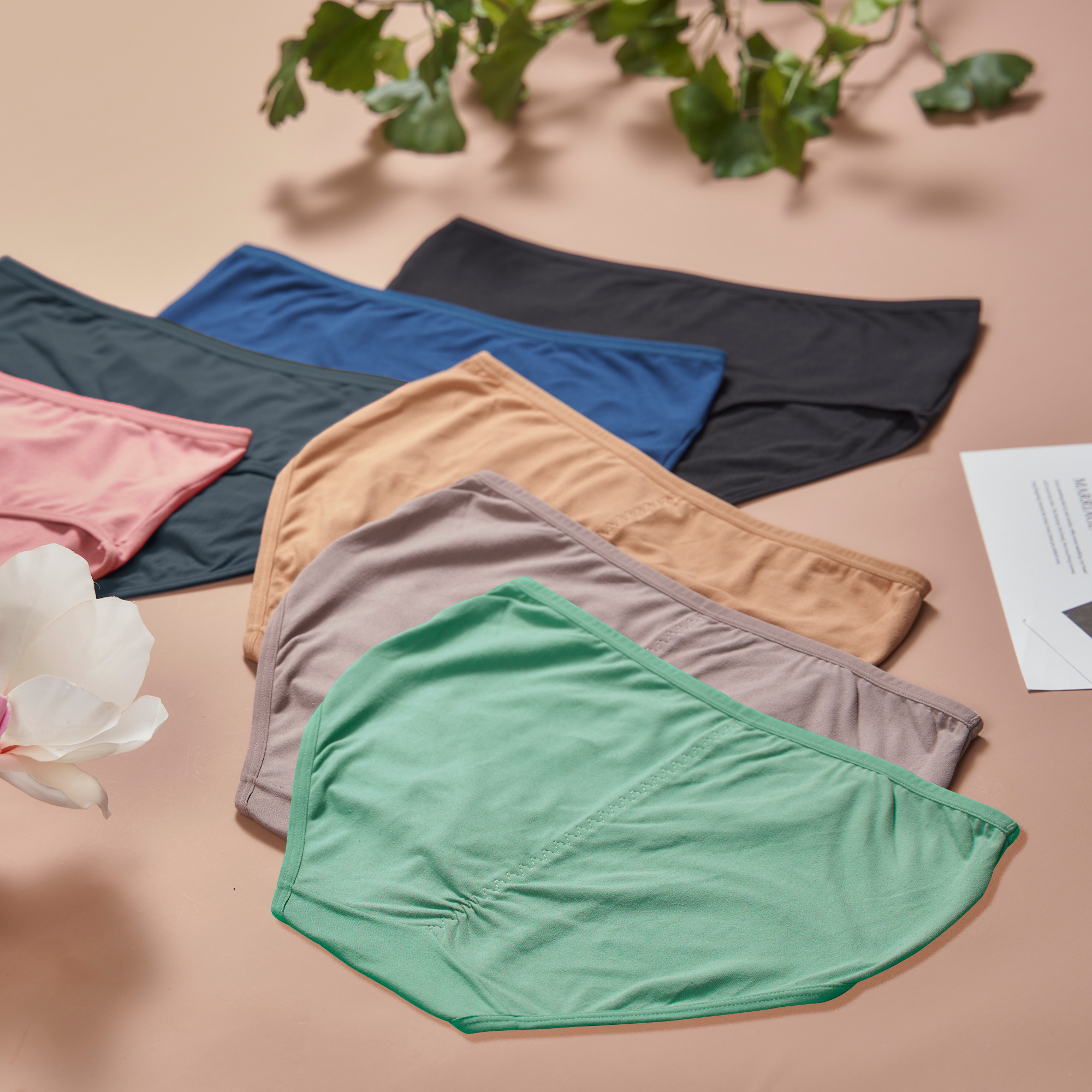 Ramita Medium Waist Briefs Ladies Underwear Random Design Multicolor (3 PCS)