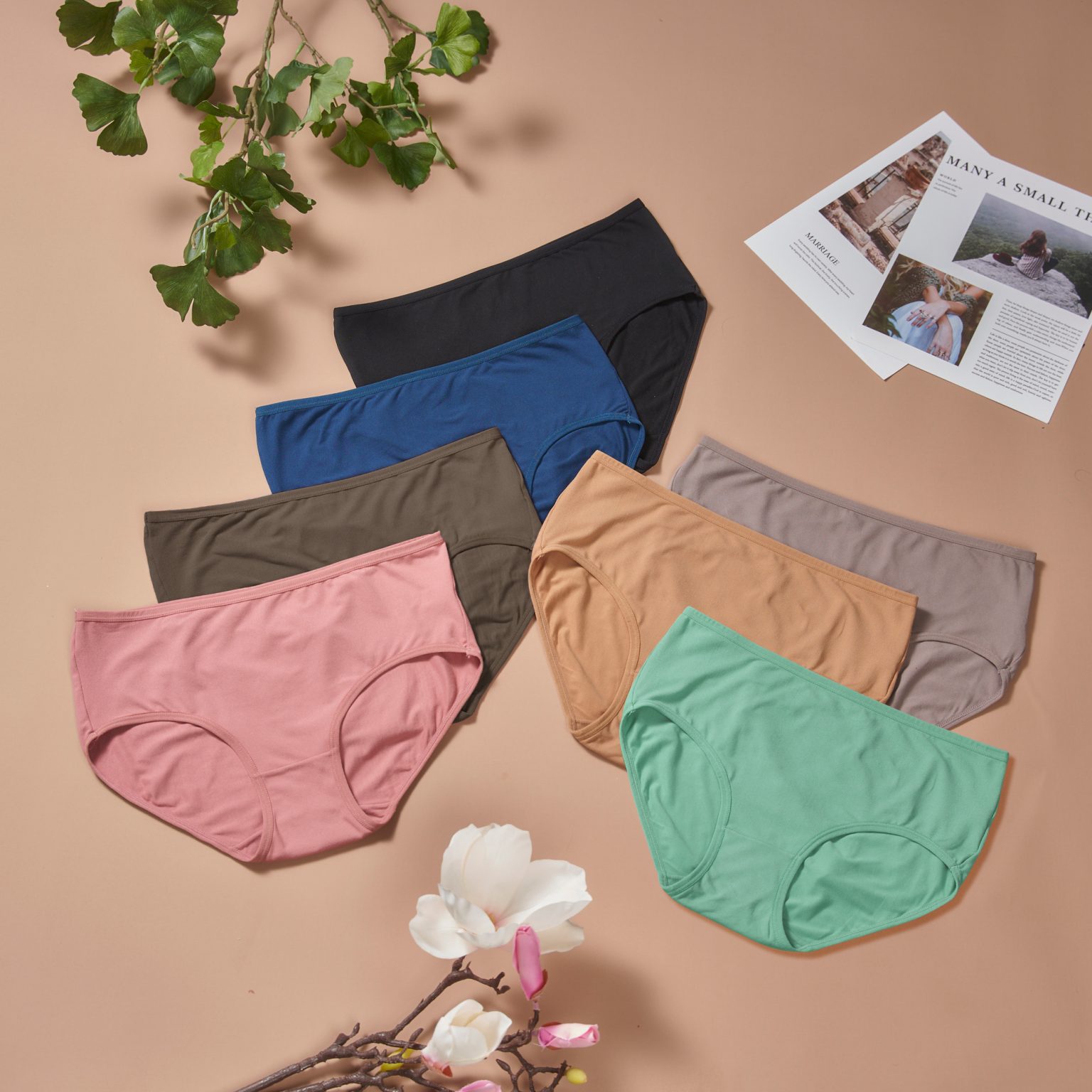 Fiori & Fiori Emma Random Colors 3 in 1 Mid Waist Cotton Panties Set 21 ...