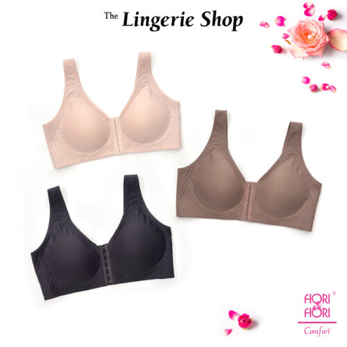 Fiori & Fiori Eesha Plus Size Seamless Non-Wired Front Closure Support Bra C/D-cup 11-11155