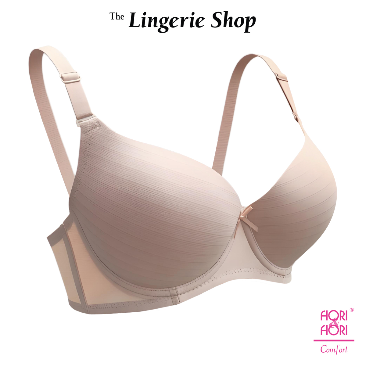 Fiori & Fiori Giana Minimal Push Up Striped Wired Bra D-Cup 11-11159