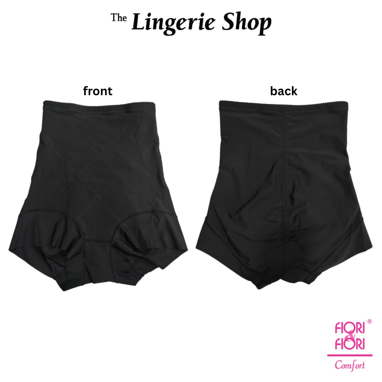 Fiori & Fiori Lyza High Waist Cross Design Ultra Stretch Plus Size Shape Control Girdle Briefs 30-3098