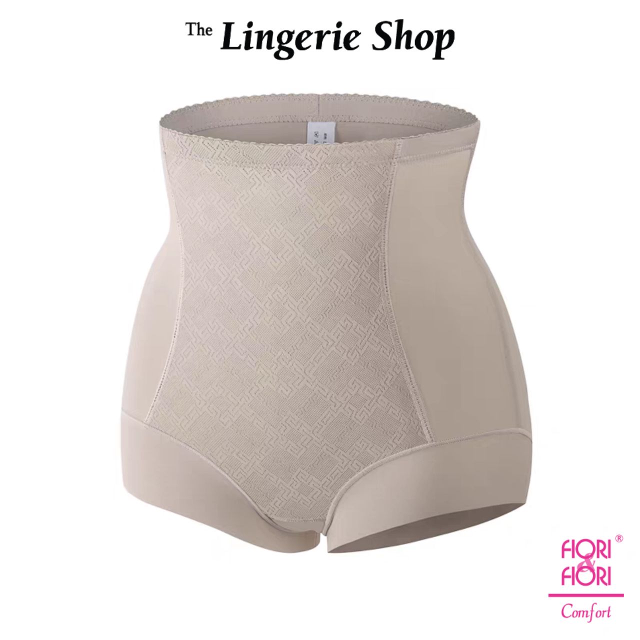 Fiori & Fiori Luna High Waist Lace Ultra Stretch Plus Size Shape Control Girdle Briefs 30-3097