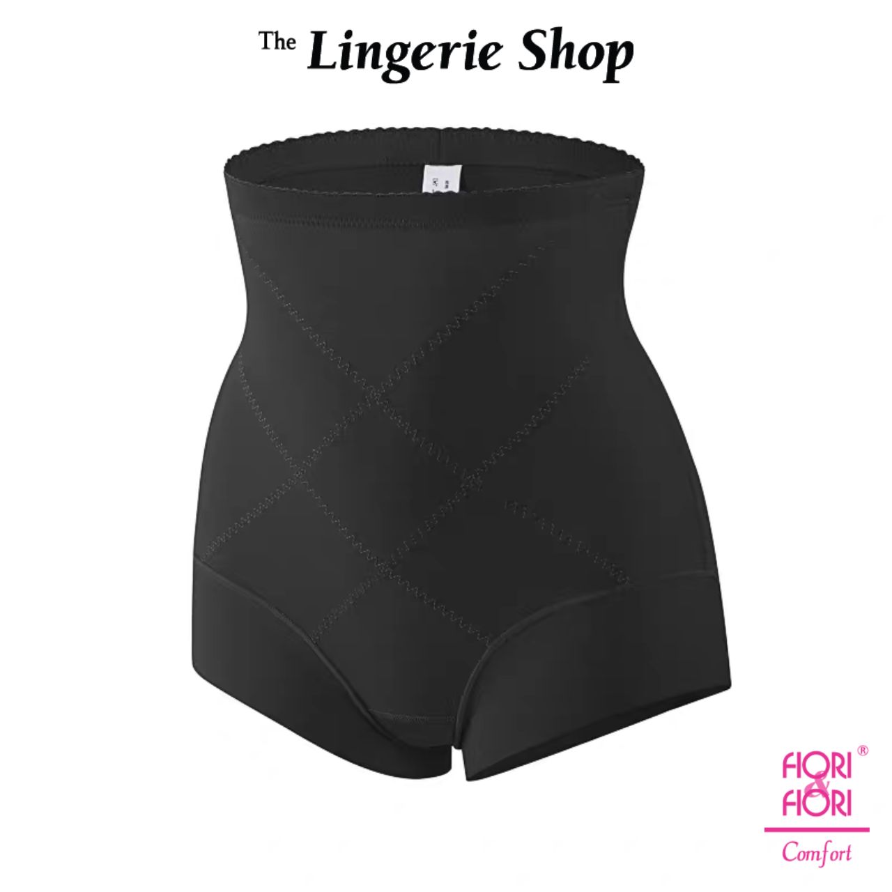 Fiori & Fiori Lyza High Waist Cross Design Ultra Stretch Plus Size Shape Control Girdle Briefs 30-3098